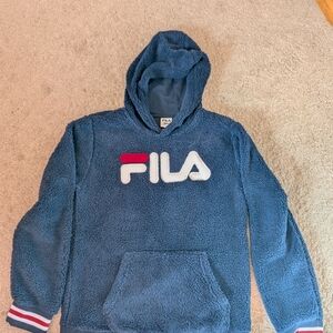 Fila Blue Fleece Hoodie